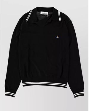 Vivienne Westwood Cashmere Polo Shirt - Black