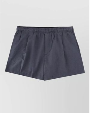 Our Legacy Tailored Shorts Pleated Front Single Pocket - Blue