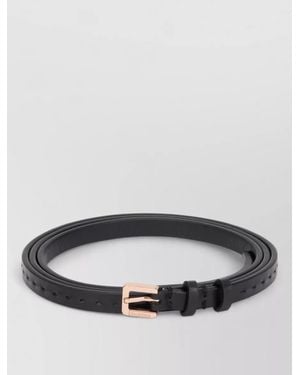 Max Mara Leather Belt - Gray