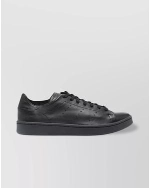 Y-3 Stan Smith Trainers With Flat Rubber Sole - Black