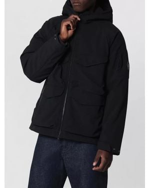 C.P. Company Hooded Casual Jacket Front Pockets Design - Blue