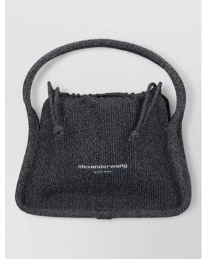Alexander Wang Scrunchie Shoulder Bag - Black