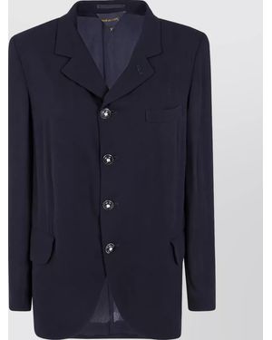 Comme des Garçons Rayon Suit Jacket - Blue