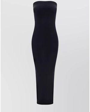 Wolford Fatal Close Fit Off-Shoulder Dress - Blue