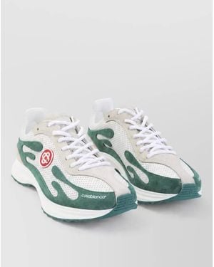 CASABLANCA Textile Low-Top Trainers - Green