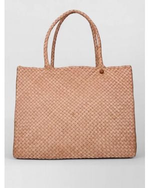 Tory Burch Leather Shoulder Bag - Natural