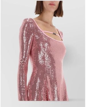 Versace Jeans Couture Sequined Dress - Pink