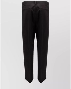 Moncler Genius Cotton Straight-Leg Trousers - Black