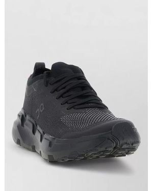 On Shoes Cloudsoma Lace-Up Sneakers - Black