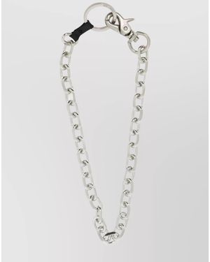 Our Legacy Brass Chain Necklace - White