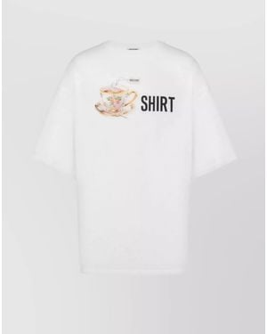 Moschino Cotton Short Sleeve T-Shirt - White