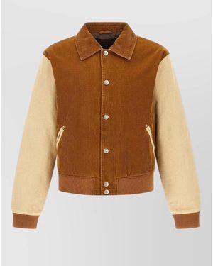 Wales Bonner Homecoming Bomber Jacket - Brown