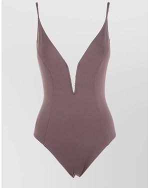 Eres One-Shoulder Swimsuit - Purple