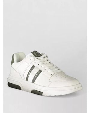 Tommy Hilfiger Leather Low-Top Trainers - White