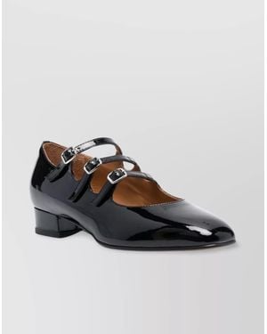 CAREL PARIS Ariana Patent Leather Ballet Flats - Gray