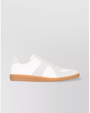 Maison Margiela "Replica" Sneakers Contrast Sole - White
