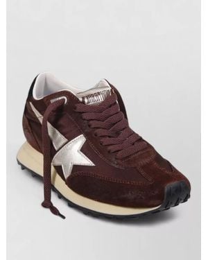 Golden Goose Leather Low-Top Trainers - Brown
