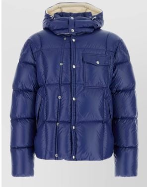 Moncler Blue Nylon Serfanto Down Jacket