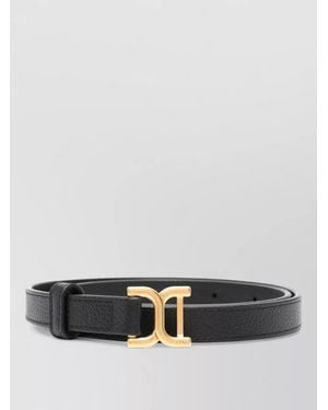 Chloé Marcie Leather Belt Adjustable Length - Gray