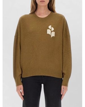 Isabel Marant Marisans Knit Top Dropped Shoulders - Natural