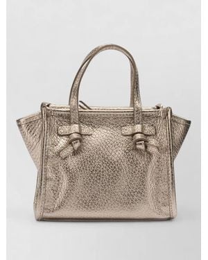 Gianni Chiarini Leather Crossbody Bag - Natural