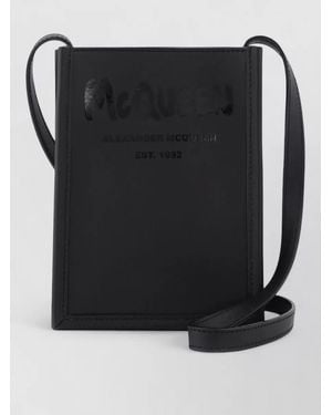 McQueen Liberty Mini Crossbody Bag Polyester - Black