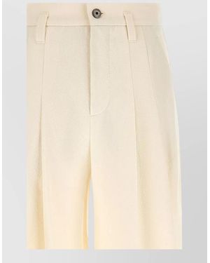 Brunello Cucinelli Wide-Leg Palazzo Trousers - Natural