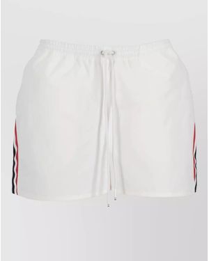 Thom Browne Knee-Length Shorts - White