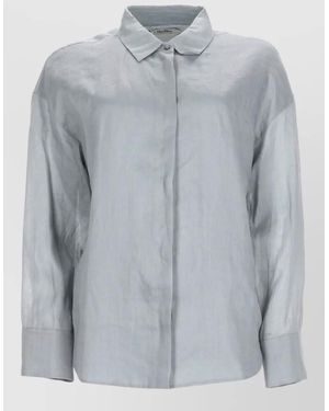Max Mara Comfort-Fit Shirt - Gray