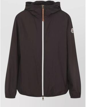 Moncler Fegeos Hooded Jacket Elastic Hem Cuffs - Black