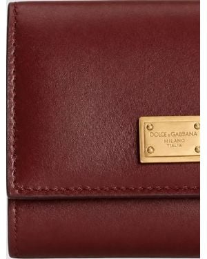 Dolce & Gabbana Leather Purse - Purple