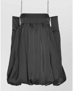 ROTATE BIRGER CHRISTENSEN Bubble Mini Dress - Black