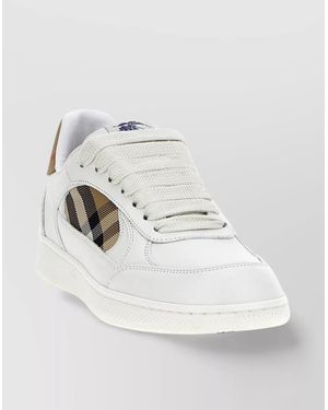 Burberry Sneakers Street Style Padded Collar - White