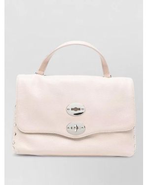 Zanellato Daily Small Leather Shoulder Bag Top Handle - Natural