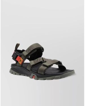 Timberland Open Toe Rubber Sole Trail Sandal - Black