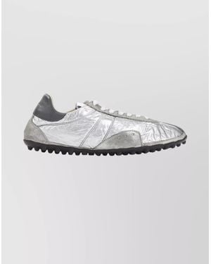 Maison Margiela Quilted Sprinters Low-Top Trainers - Metallic