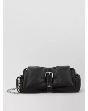 Vivienne Westwood Hazel Leather Belt Bag - Black