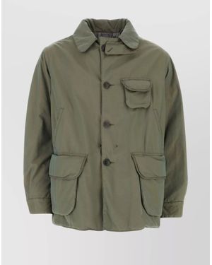 Maison Margiela Jacket Cotton Padded Adjustable Cuffs - Green