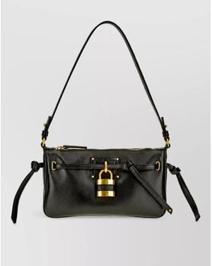 Chloé Alphabet Leather Clutch Bag - Black