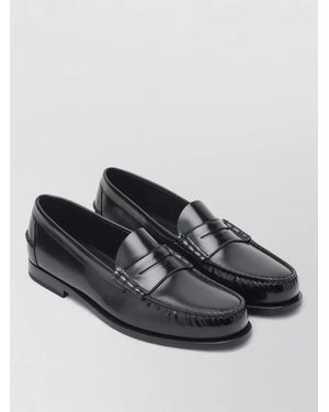 Church's Penny Strap Loafers Round Toe Detailing - Black