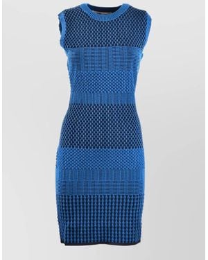 Diane von Furstenberg Knitted Dress - Blue