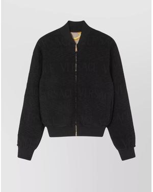 【関税・送料込み】VERSACE BLACK WOOL CASUAL JACKET Versace Collection Mens Blazer Jacket Wool bl Size 50 IT 40