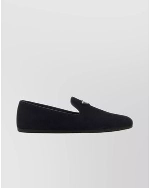 Prada Suede Leather Loafers - Blue