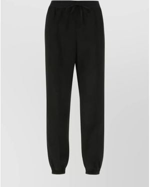 Jil Sander Wool Slim-Fit Pants - Black