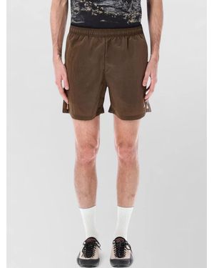 ROA Polyester 5 Inch Swim Shorts - Brown