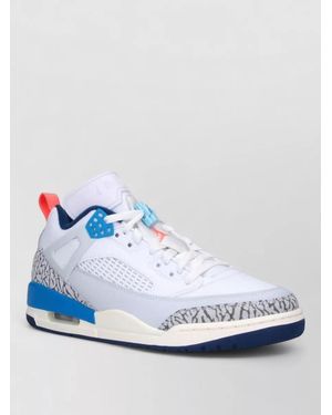 Nike Low Top Trainers Perforated Upper Contrast Sole Pull Tab - Blue