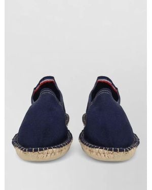 A.P.C. Espadrilles Braided Sole Canvas Upper - Blue