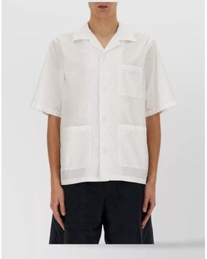 Aspesi Oversized Cotton Shirt - White