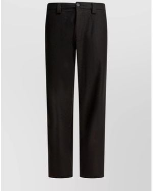 GR10K Wool Straight-Leg Pants - Black
