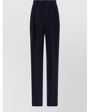 Dries Van Noten Wool Single Breasted Suit - Blue